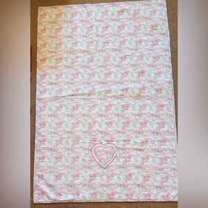 Peppa Pig Pink and Mint Floral Quilted Baby Blanket